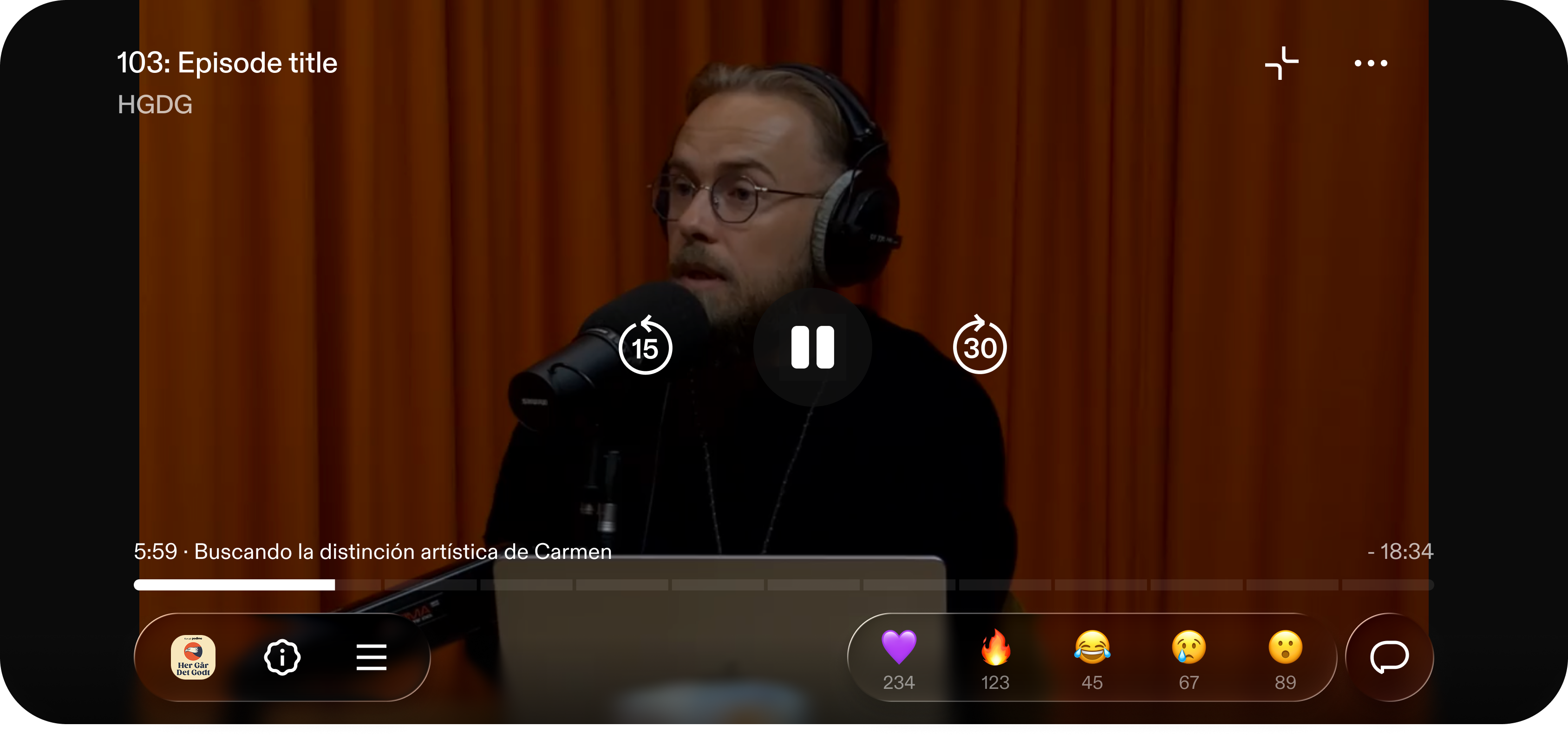 Redesigned landscape playback